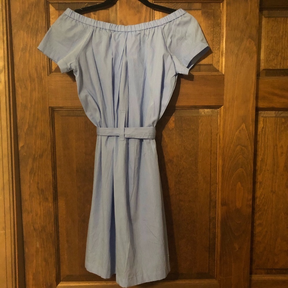 Lush Stripped Blue Dress - Picture 3 of 6